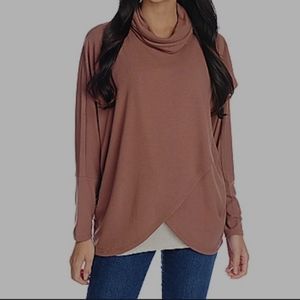 *NEW* Dolman Sleeve Tulip Wrap Knit Sweater